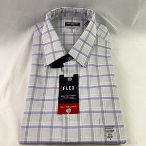 Van Heusen Regular Fit Flex Collar Stretch